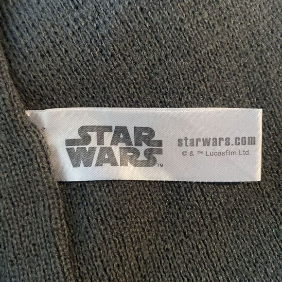 Star Wars Death Vader Beanie Grey One Size - Picture 4 of 5